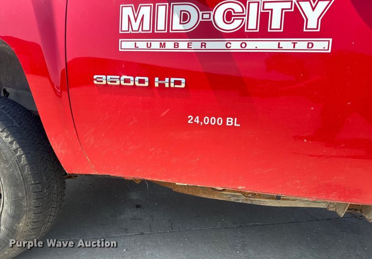 image for item EH6834 2011 Chevrolet  Silverado 3500HD dump flatbed pickup truck