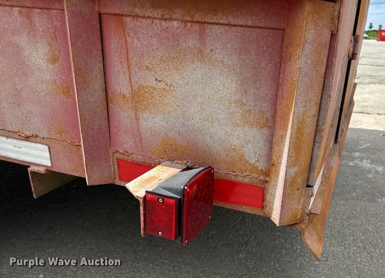 image for item EH6843 1991 MIDW Shop built enclosed cargo trailer