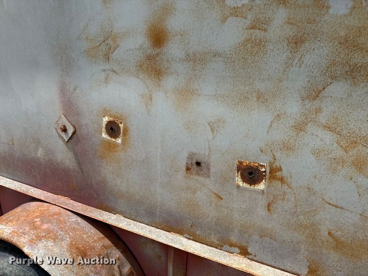 image for item EH6843 1991 MIDW Shop built enclosed cargo trailer