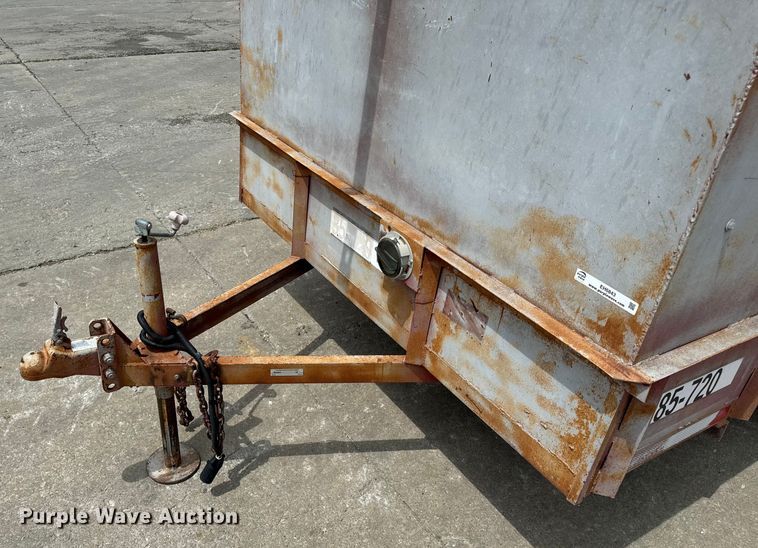 image for item EH6843 1991 MIDW Shop built enclosed cargo trailer