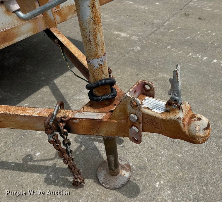 image for item EH6843 1991 MIDW Shop built enclosed cargo trailer