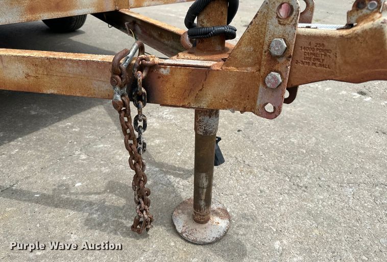 image for item EH6843 1991 MIDW Shop built enclosed cargo trailer