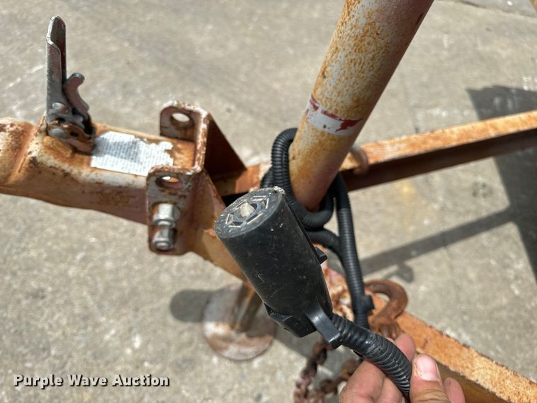 image for item EH6843 1991 MIDW Shop built enclosed cargo trailer