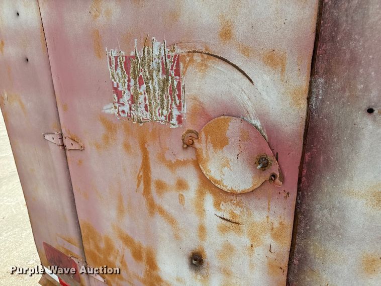 image for item EH6843 1991 MIDW Shop built enclosed cargo trailer