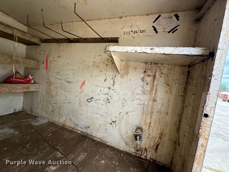 image for item EH6843 1991 MIDW Shop built enclosed cargo trailer