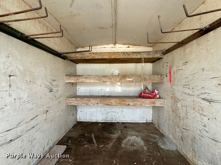 image for item EH6843 1991 MIDW Shop built enclosed cargo trailer