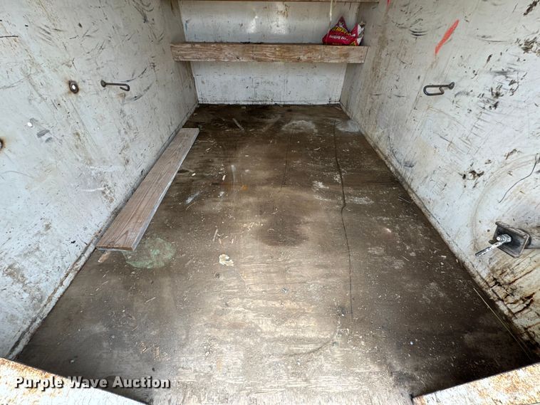 image for item EH6843 1991 MIDW Shop built enclosed cargo trailer