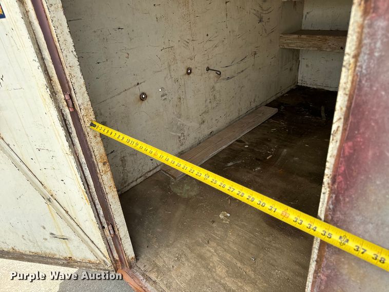 image for item EH6843 1991 MIDW Shop built enclosed cargo trailer