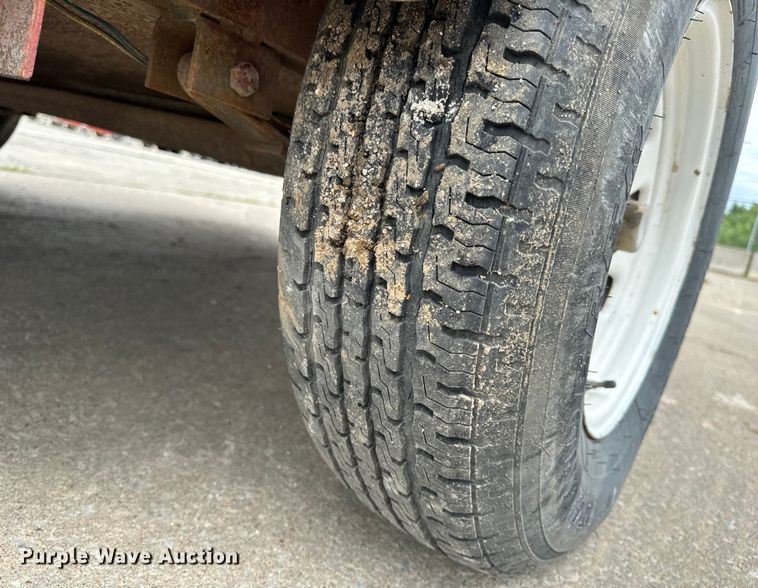 image for item EH6843 1991 MIDW Shop built enclosed cargo trailer