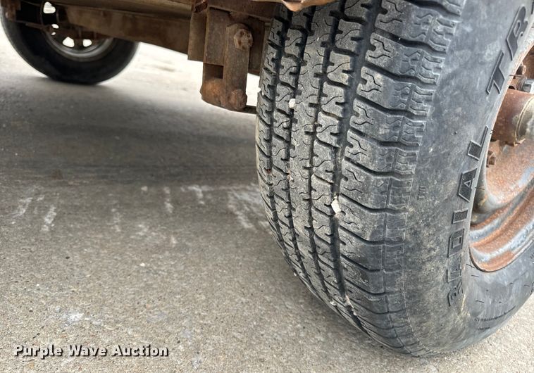 image for item EH6843 1991 MIDW Shop built enclosed cargo trailer