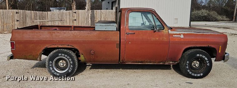 image for item EI3650 1977 Chevrolet  Scottsdale 10 pickup truck