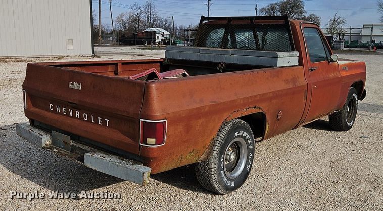 image for item EI3650 1977 Chevrolet  Scottsdale 10 pickup truck