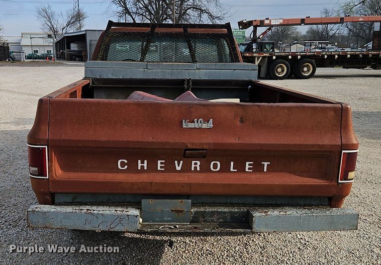 image for item EI3650 1977 Chevrolet  Scottsdale 10 pickup truck