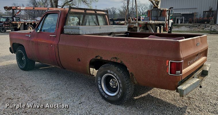 image for item EI3650 1977 Chevrolet  Scottsdale 10 pickup truck