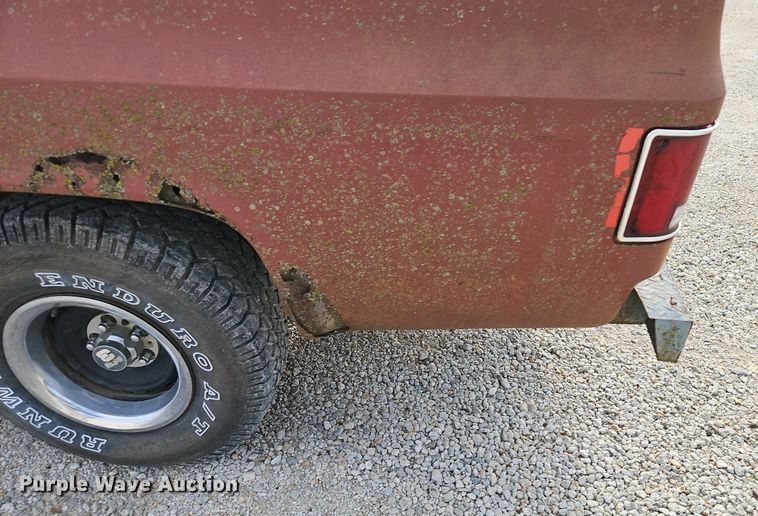 image for item EI3650 1977 Chevrolet  Scottsdale 10 pickup truck