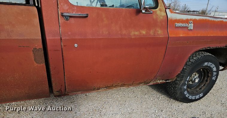 image for item EI3650 1977 Chevrolet  Scottsdale 10 pickup truck
