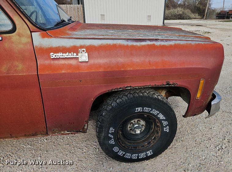 image for item EI3650 1977 Chevrolet  Scottsdale 10 pickup truck