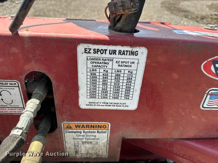 image for item EJ2809 Ez Spot Ur skid steer rotating grapple