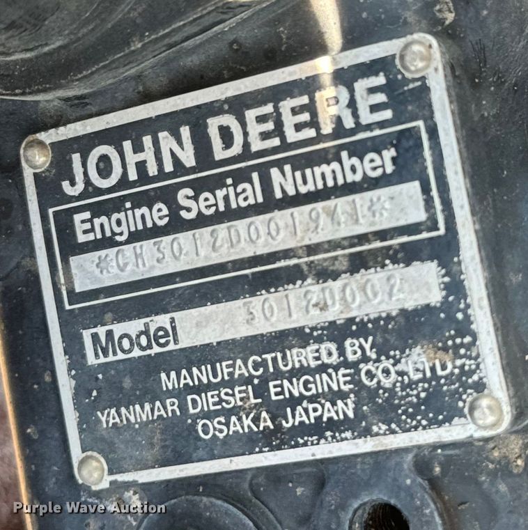 image for item EJ2811 John Deere F1145 lawn mower