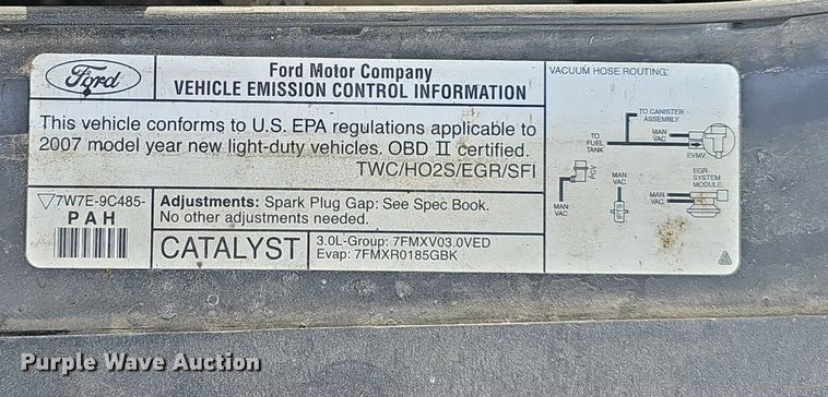 image for item EJ5538 2007 Ford  Freestyle SEL SUV