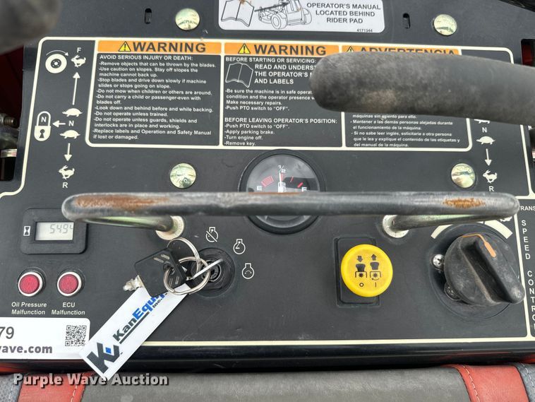 image for item EK1379 Kubota SZ26-61 ZTR lawn mower