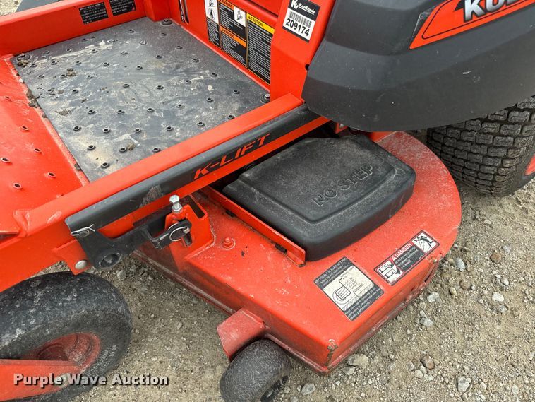 image for item EK1380 Kubota ZG123S ZTR lawn mower