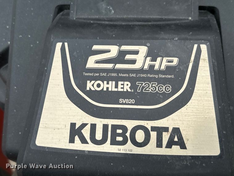 image for item EK1380 Kubota ZG123S ZTR lawn mower
