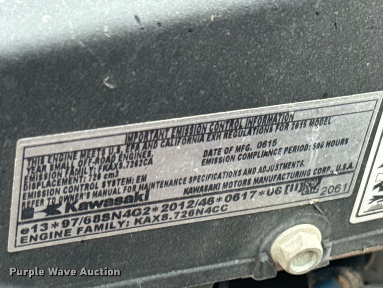 image for item EK1383 Land Pride ZSR Razor ZTR lawn mower