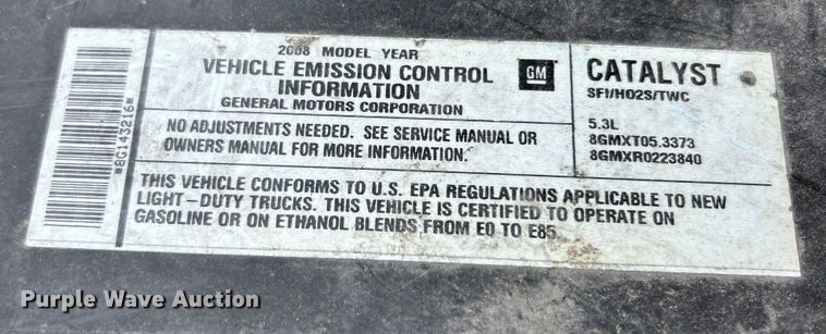 image for item EK4641 2008 Chevrolet Avalanche LT Crew Cab pickup truck