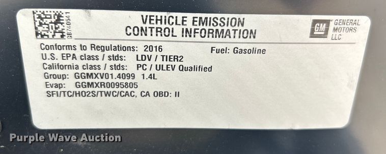 image for item EK4642 2016 Buick  Encore SUV