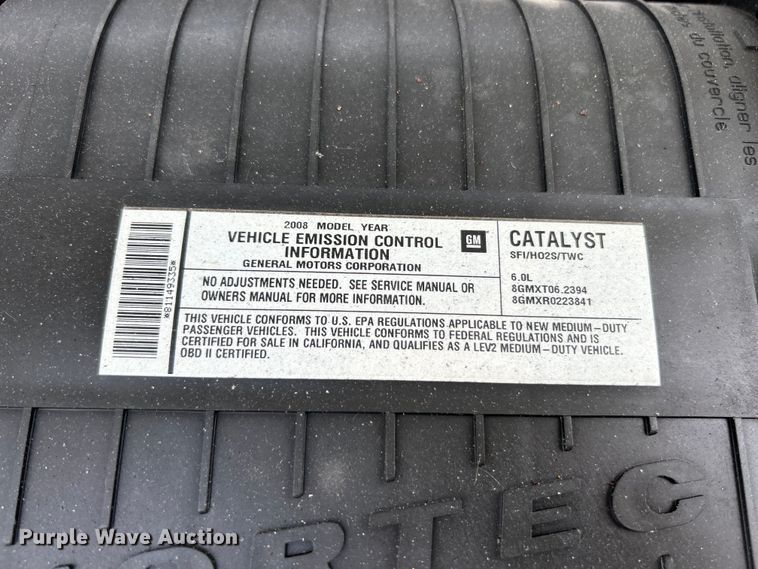 image for item EK4670 2008 Chevrolet Express 3500 van