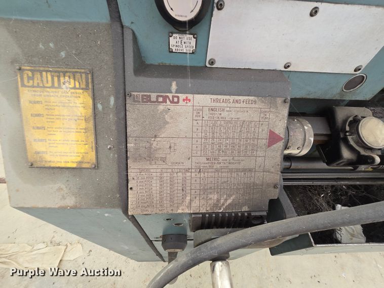 image for item EK6034 LeBlond metal lathe