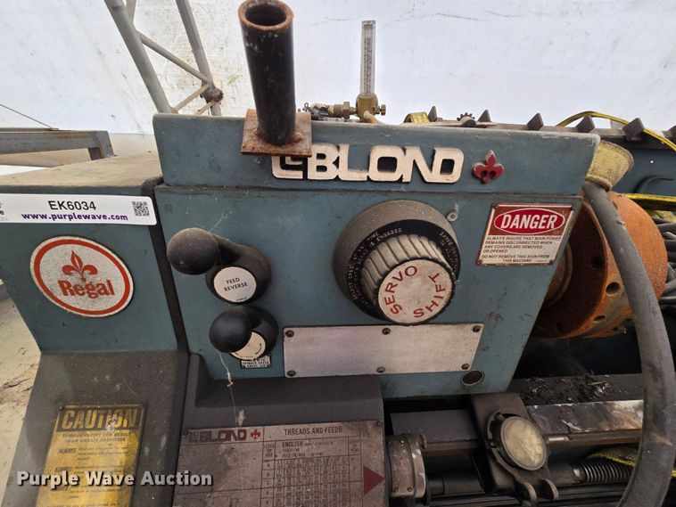 image for item EK6034 LeBlond metal lathe