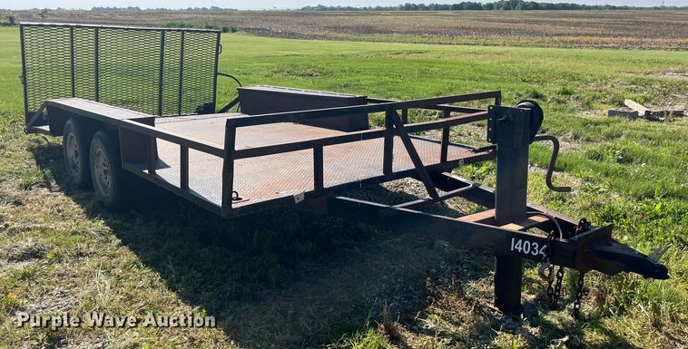 image for item EK8546 2013 Shop built utility trailer