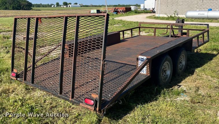image for item EK8546 2013 Shop built utility trailer