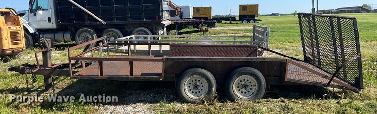 image for item EK8546 2013 Shop built utility trailer