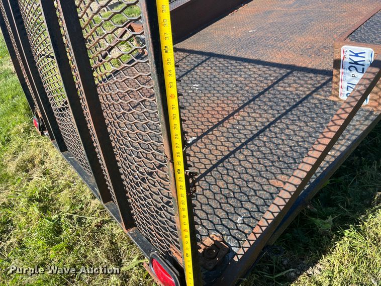 image for item EK8546 2013 Shop built utility trailer