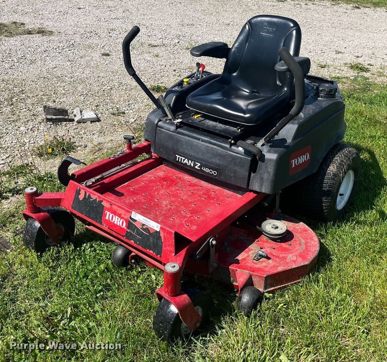 image for item EK8551 Toro Titan Z 4800 ZTR lawn mower