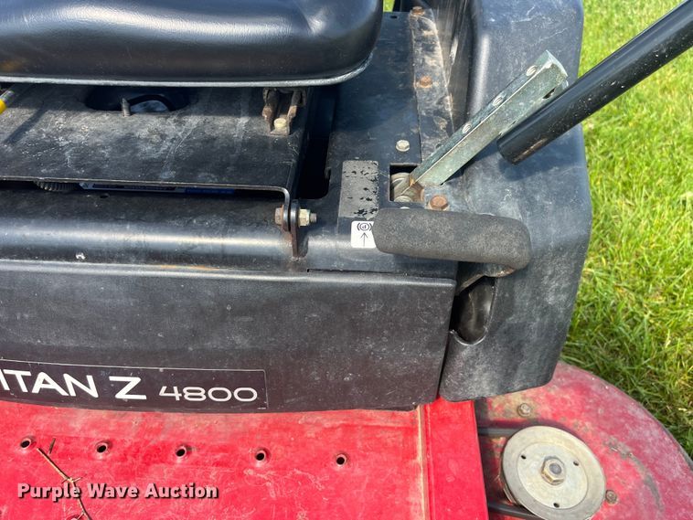 image for item EK8551 Toro Titan Z 4800 ZTR lawn mower