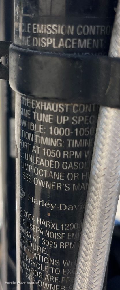 image for item EK8584 2004 Harley Davidson  1200 Sportster Custom motorcycle