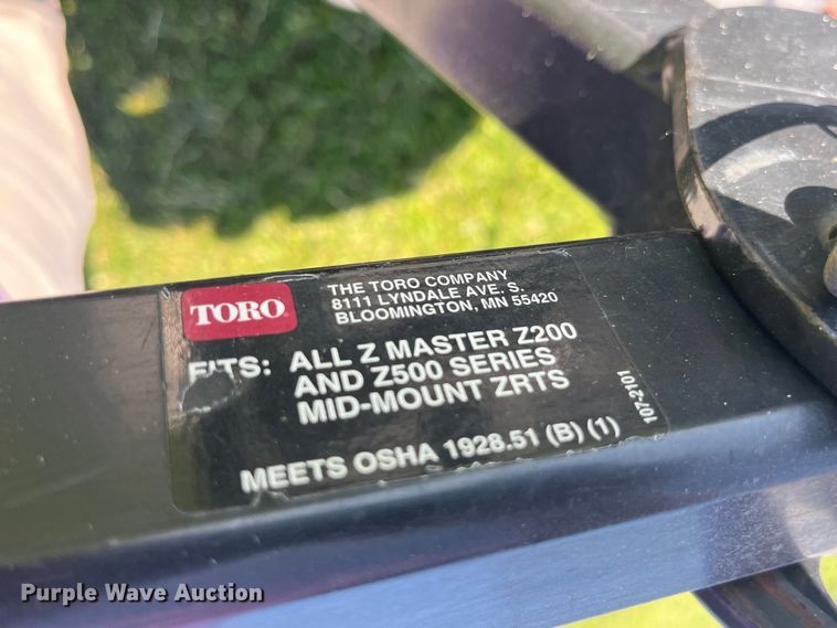 image for item EK8585 Toro Z Master ZTR lawn mower