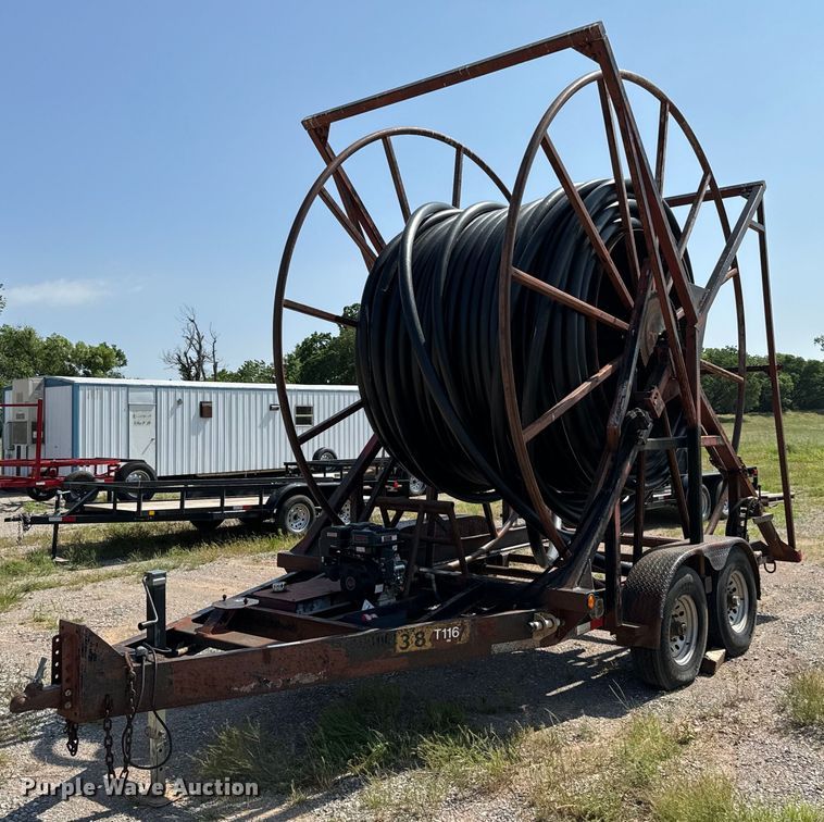 image for item IE9013 Shop built  reel trailer