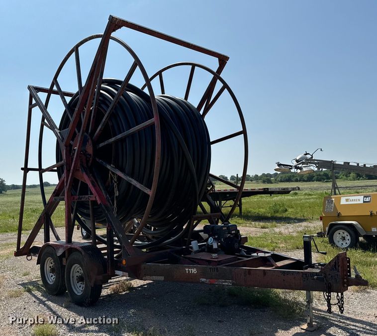 image for item IE9013 Shop built  reel trailer