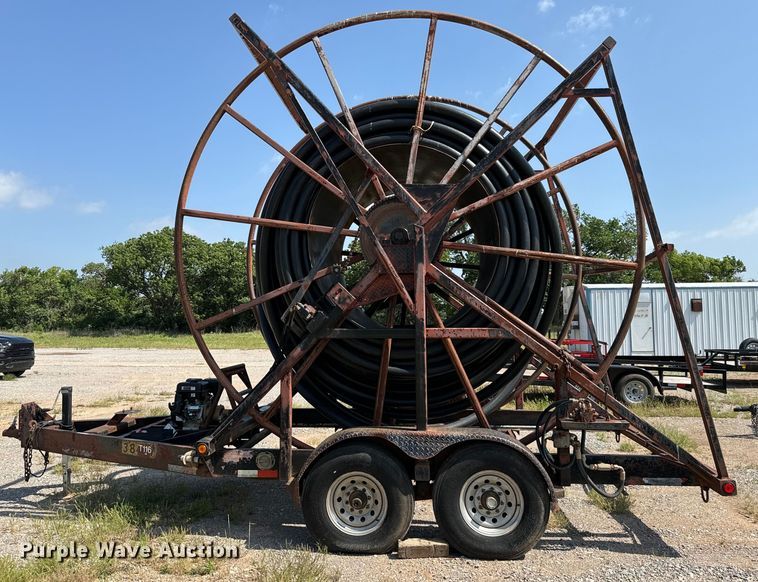 image for item IE9013 Shop built  reel trailer