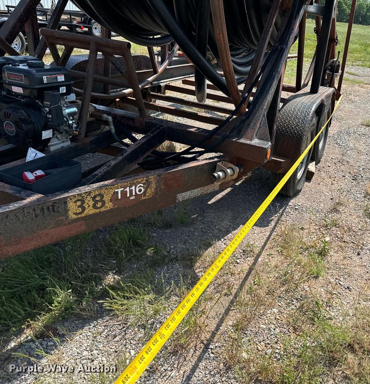 image for item IE9013 Shop built  reel trailer