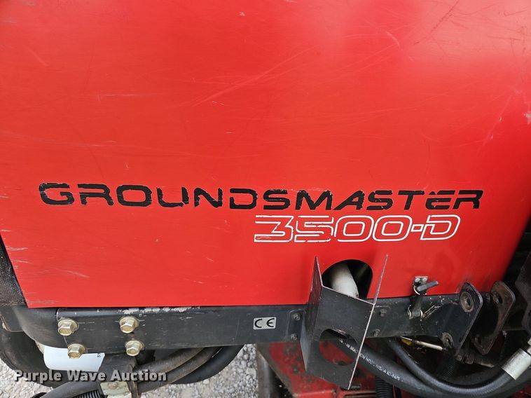 image for item IO9943 Toro  Groundmaster 3500D Sidewinder lawn mower