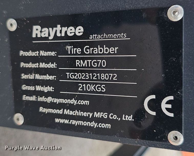 image for item IO9963 2023 Raytree RMTG70 tire grabber