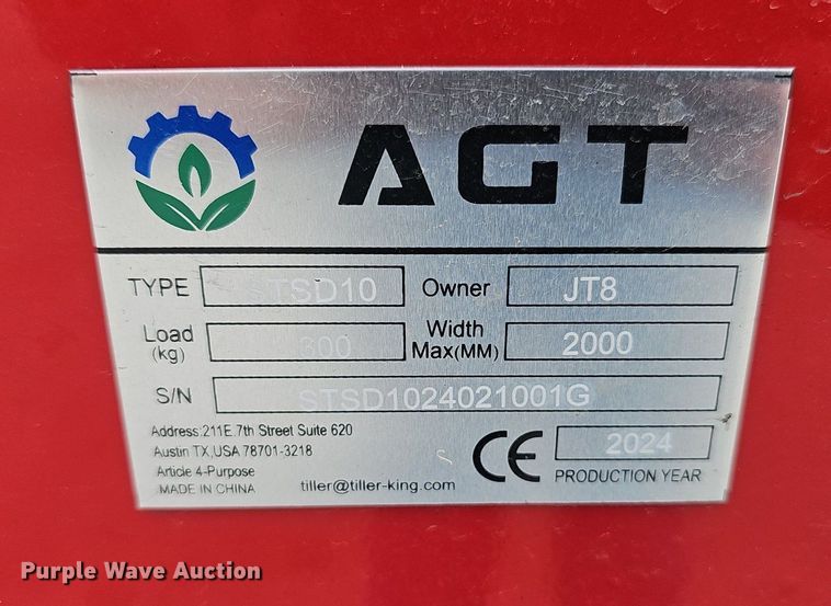 image for item IO9966 2024 AGT STSD10 seeder