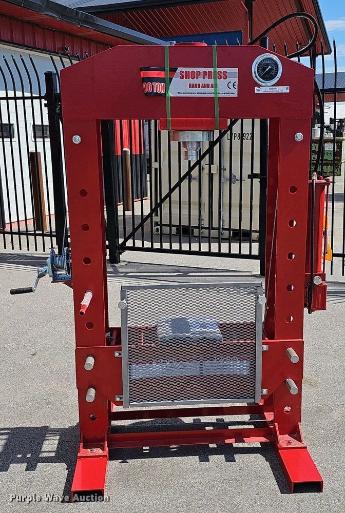 image for item IO9971 100 ton shop press