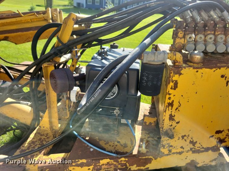 image for item KB9022 1985 Ford F350 pickup truck cab and chassis with tree spade